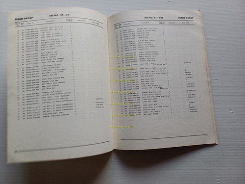 HONDA CB 400 Four 1976 catalogo ricambi oriignale