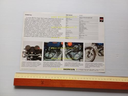 Honda CB 400 Four depliant italiano originale