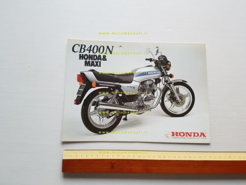 Honda CB 400 N 1979 depliant italiano originale