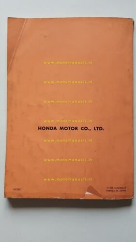 Honda CB 450 - CL 450 1971 manuale officina originale …