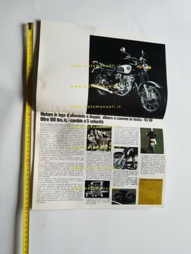 Honda CB 450 K1 Super Sports DOHC 1969 depliant italiano …