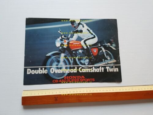 Honda CB 450 K5 1972 depliant inglese originale