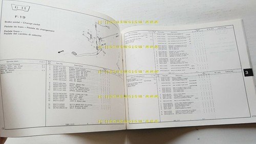 HONDA CB 450 SC 1985 catalogo ricambi ORIGINALE spare parts …
