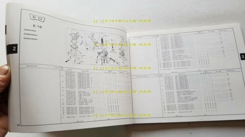 HONDA CB 450 SC 1985 catalogo ricambi ORIGINALE spare parts …