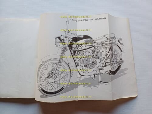 HONDA CB 450 Super Sport 1966 manuale officina riparazione INGLESE …