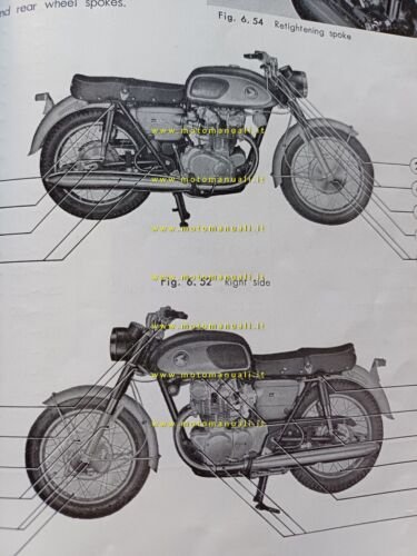 HONDA CB 450 Super Sport 1966 manuale officina riparazione INGLESE …