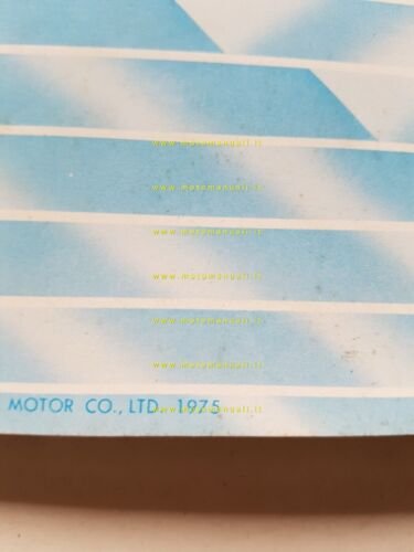 Honda CB 500 1975 manuale uso manutenzione originale INGLESE NO …