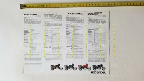 Honda CB 500 1994 depliant originale moto brochure