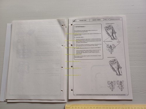 Honda CB 500 1994 presentazione per la rete vendita originale