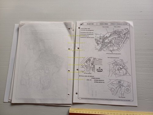 Honda CB 500 1994 presentazione per la rete vendita originale