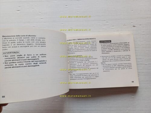 Honda CB 500 1995 manuale uso manutenzione libretto istruzioni originale
