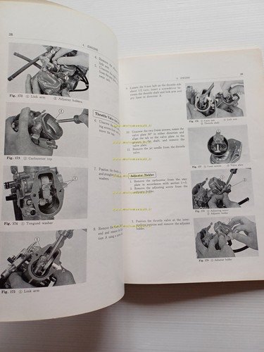 HONDA CB 500 FOUR 1973 manuale officina riparazione INGLESE originale