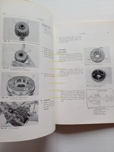HONDA CB 500 FOUR 1973 manuale officina riparazione INGLESE originale