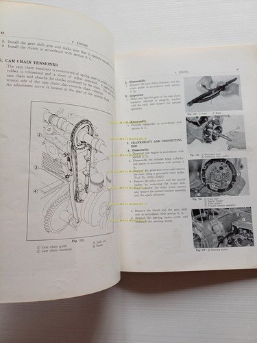 HONDA CB 500 FOUR 1973 manuale officina riparazione INGLESE originale