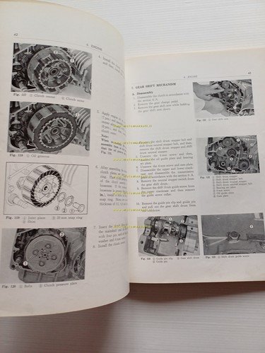 HONDA CB 500 FOUR 1973 manuale officina riparazione INGLESE originale