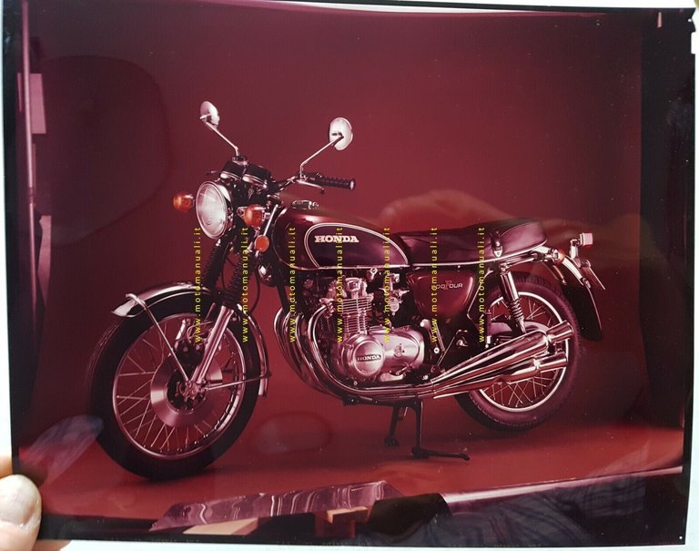 Honda CB 500 Four K0 1971 positivo originale no depliant