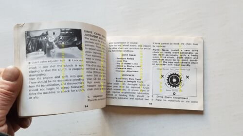 Honda CB 500 Four K1 1972 manuale uso manutenzione INGLESE …