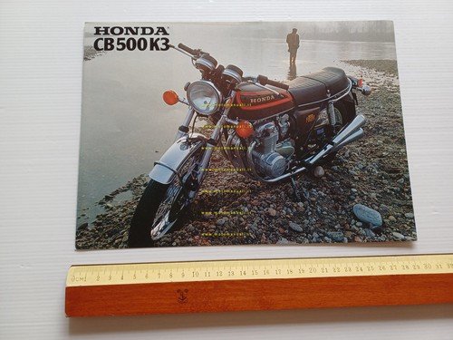Honda CB 500 K3 1975 depliant italiano originale