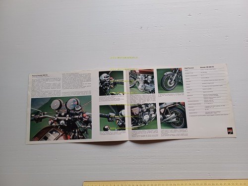Honda CB 500 K3 1975 depliant italiano originale