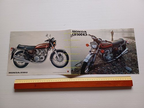 Honda CB 500 K3 1975 depliant italiano originale