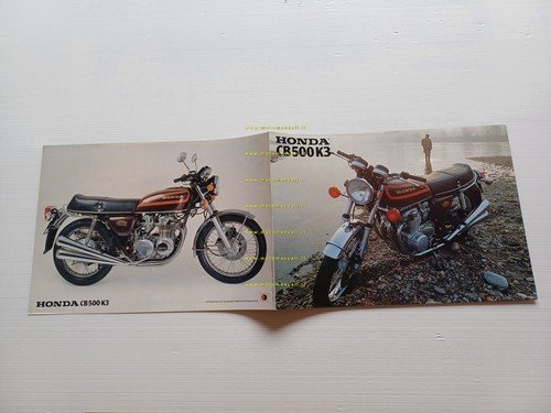 Honda CB 500 K3 1975 depliant italiano originale