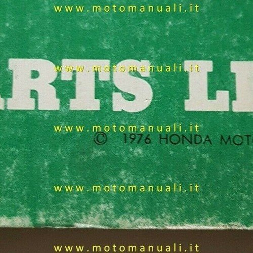 HONDA CB 550 FOUR K3 1976 catalogo ricambi ORIGINALE spare …