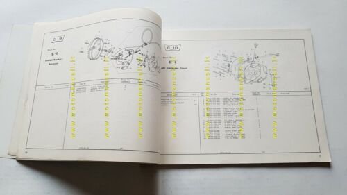 HONDA CB 550 FOUR K3 1976 catalogo ricambi ORIGINALE spare …