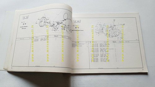 HONDA CB 550 FOUR K3 1976 catalogo ricambi ORIGINALE spare …