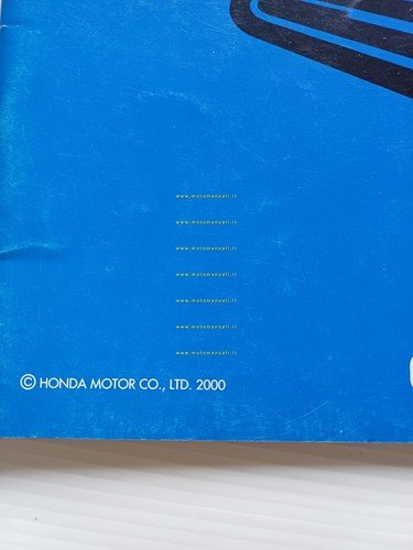 Honda CB 600 F- F II VARIANTI 2000 manuale officina …