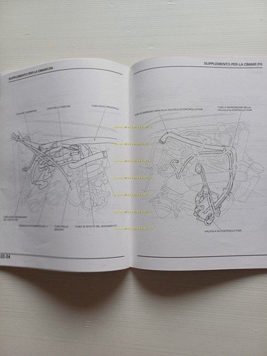 Honda CB 600 F- F II VARIANTI 2000 manuale officina …