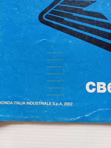 Honda CB 600 F- F II VARIANTI 2002 manuale officina …
