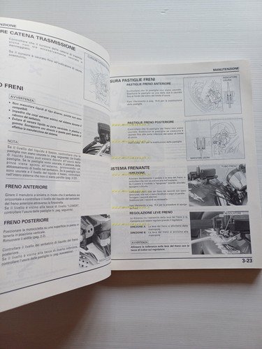 HONDA CB 600 F 1998 manuale officina ITALIANO originale