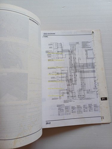 HONDA CB 600 F 1998 manuale officina ITALIANO originale