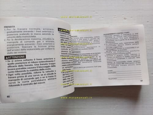 Honda CB 600 F 1998 manuale uso manutenzione libretto originale …