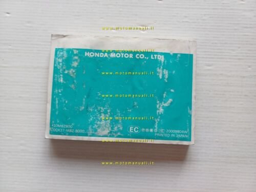 Honda CB 600 F 1998 manuale uso manutenzione libretto originale …