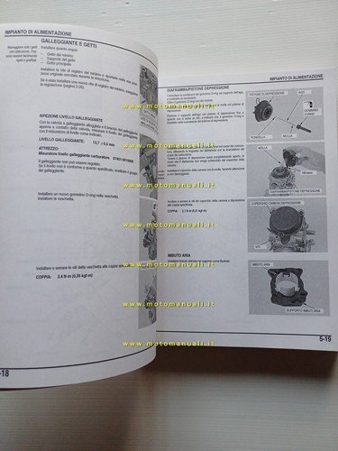 HONDA CB 600 F 2005 manuale officina originale TESTO ITALIANO