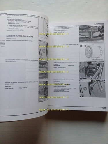 HONDA CB 600 F 2005 manuale officina originale TESTO ITALIANO