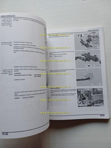 HONDA CB 600 F 2005 manuale officina originale TESTO ITALIANO