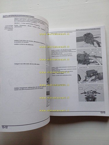 HONDA CB 600 F 2005 manuale officina originale TESTO ITALIANO