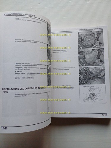 HONDA CB 600 F 2005 manuale officina originale TESTO ITALIANO