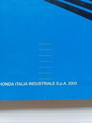 Honda CB 600 F VARIANTI 2003 manuale officina originale