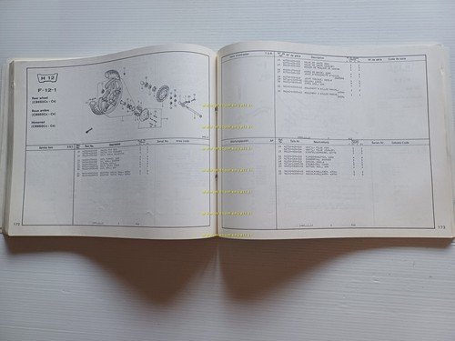 HONDA CB 650 - CB 650 C 1980 catalogo ricambi …