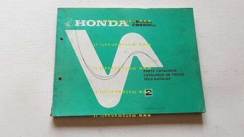 HONDA CB 650 - CB 650 C 1980 catalogo ricambi …