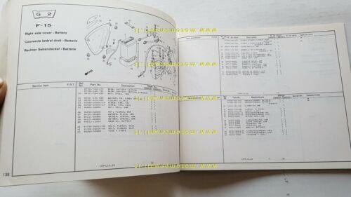 HONDA CB 650 - CB 650 C 1980 catalogo ricambi …