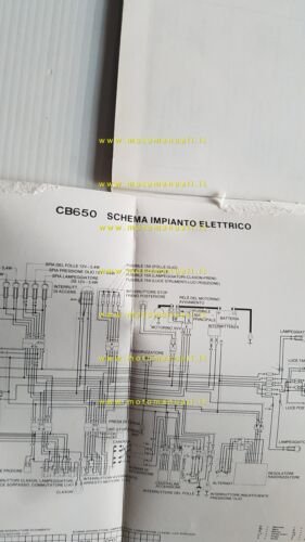 HONDA CB 650 1981 manuale uso manutenzione libretto italiano originale