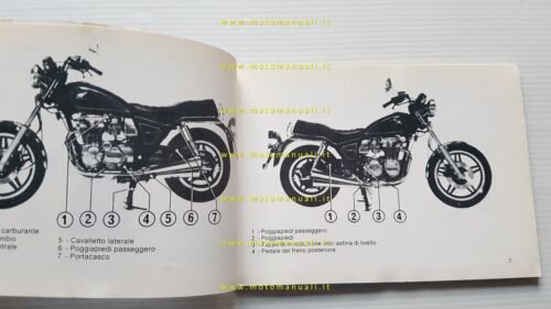 HONDA CB 650 C 1981 manuale uso manutenzione libretto italiano …