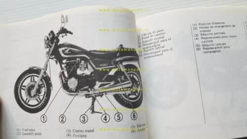 Honda CB 650 Custom 1981 manuale uso manutenzione inglese originale