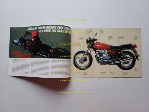 Honda CB 650 F 1980 depliant originale inglese printed in …