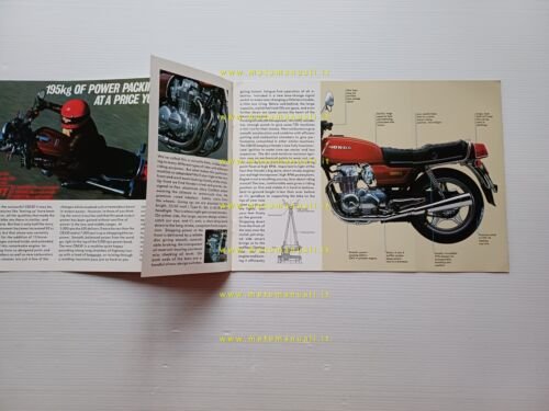 Honda CB 650 F 1980 depliant originale inglese printed in …