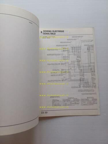 Honda CB 650 SC 1982 aggiornamento SUPPLEMENTO manuale officina originale